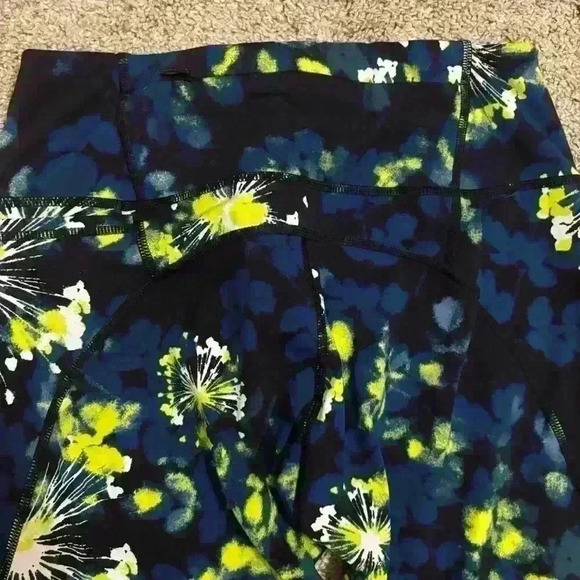 Sweaty Betty Power Full Length Workout Leggings Lime Punch Floral Print - Size S - Picture 6 of 11